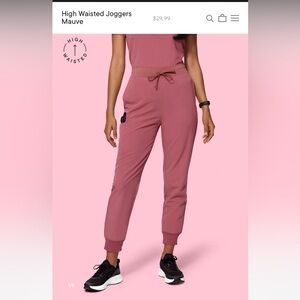 Mandala Scrub Pants- High Waisted Joggers